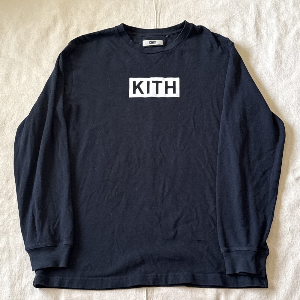 Kith Men's Long Sleeve T-Shirt L Black